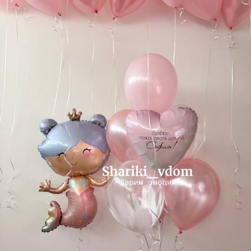 Нежный морской сет с русалочкой для девочки, дочки, малышки